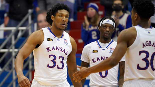 David McCormack and No. 15 Kansas will face TCU in Big 12 play.